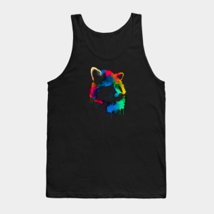 Raccoon Silhouette #2 Tank Top